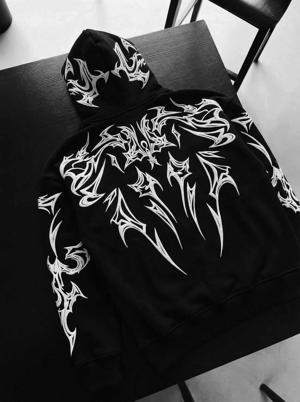 OVERSIZED CYBERPRINT HOODIEE
