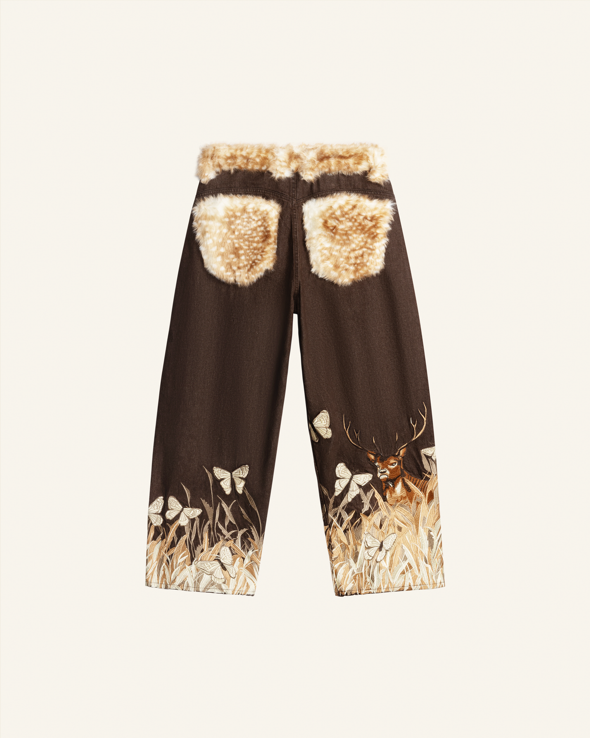 The fur art denim
